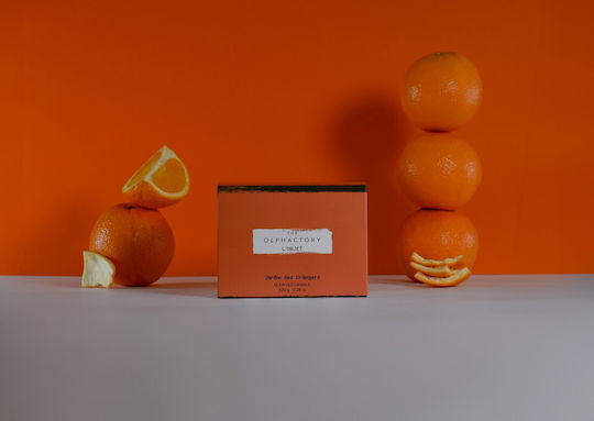Jardin Des Orangers Monochrome Herbal Aromatic Candle 320gr Handmade Olphactory Container