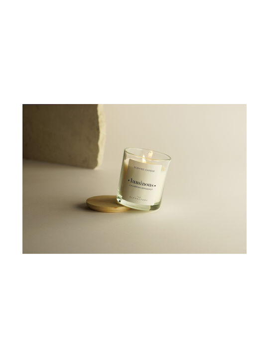 Calabrian Bergamot Herbal Aromatic Candle Lid 200gr Luminous Olphactory