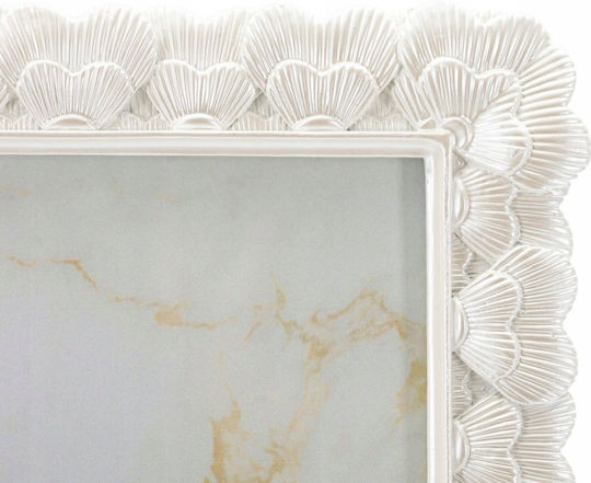 Glass Photo Frame With White Frame