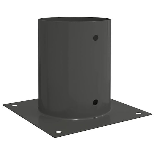vidaXL Post Support for Garden Fence Made of Metal 18x18x15cm 12 Pieces