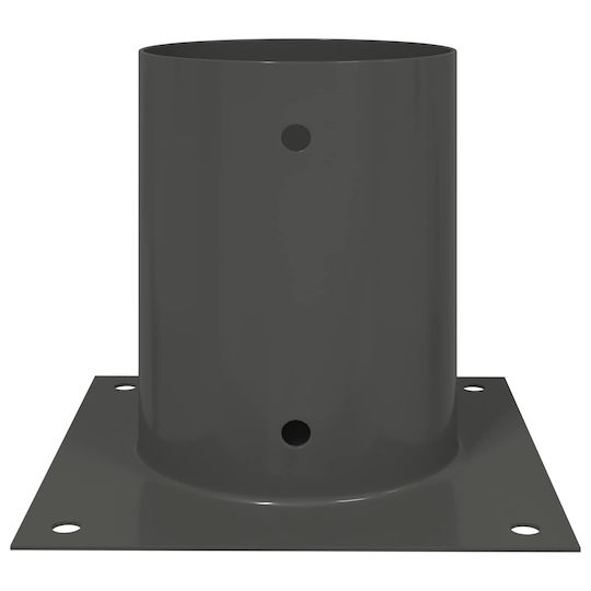 vidaXL Post Support for Garden Fence Made of Metal 18x18x15cm 4 Pieces