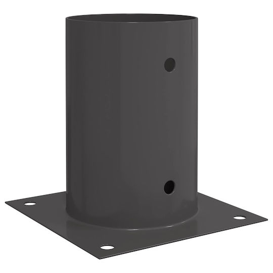 vidaXL Post Support for Garden Fence Made of Metal 15x15x15cm 12 Pieces