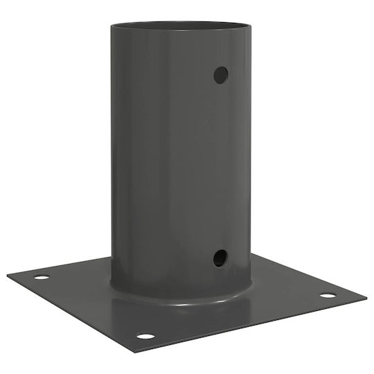 vidaXL Post Support for Garden Fence Made of Metal 15x15x15cm 12 Pieces