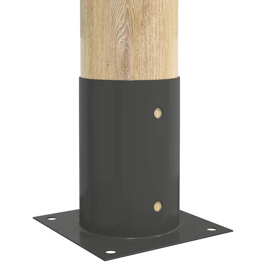 vidaXL Post Support for Garden Fence Made of Metal 15x15x15cm 12 Pieces