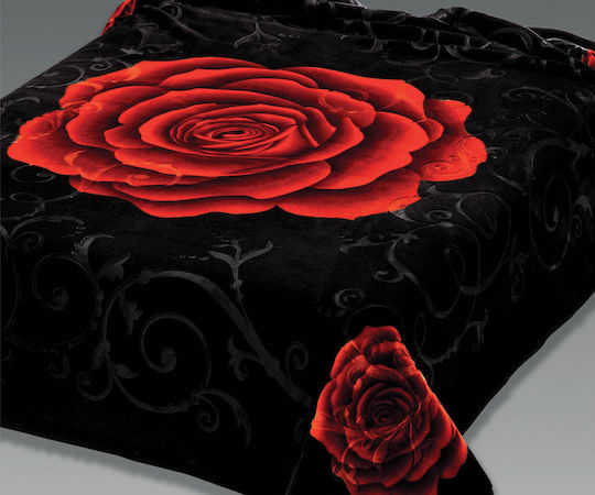 Belpla 5234 Super Double 220x240cm Black Blanket