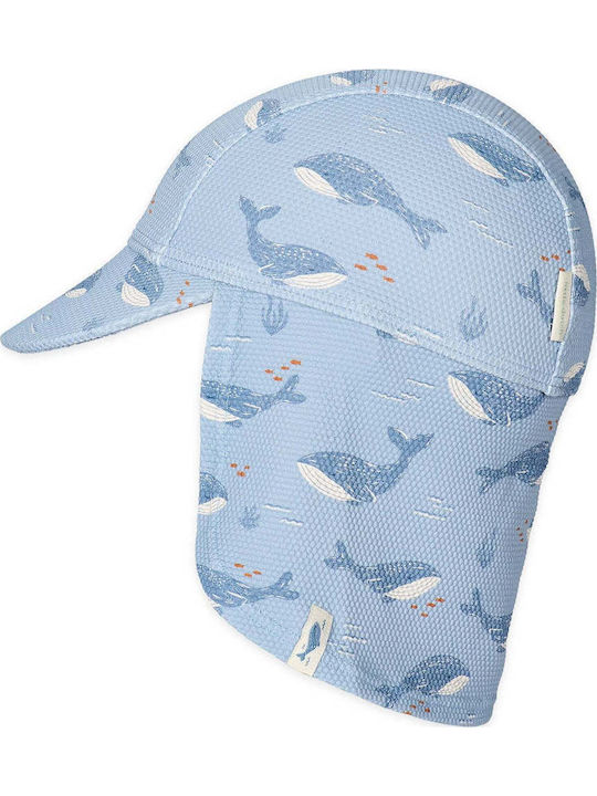 Little Dutch Kids' Hat Fabric Sunscreen Ocean Light Blue