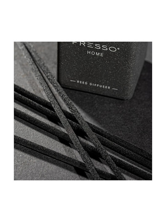 Fresso Raumduft Stäbchen Amora 100 Ml Premium Zuhause Reed Diffusor Fluoreszierend Schwarzes Glasflasche Schwarze Stäbchen Fiberglas 1 Stück 390013/fre