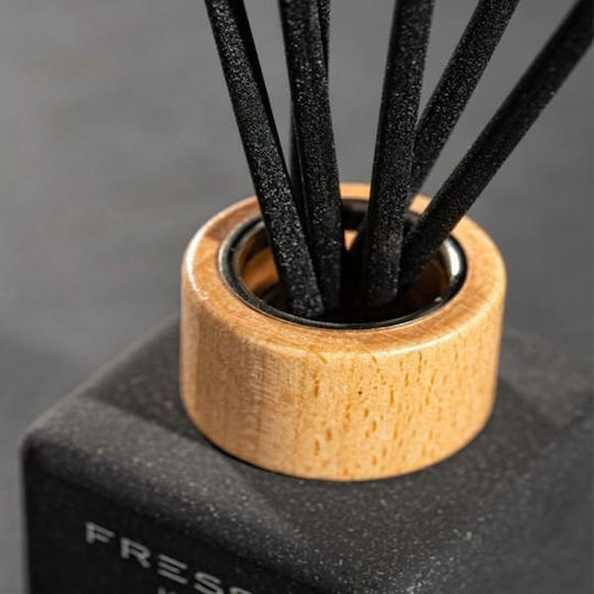 Fresso Home Fragrance Stick Molise 100 Ml Premium Home Reed Disseminator Flowscent Black Glass Bottle Black Sticks Fiberglass 1 Piece 390020/fre Fresso 5905979390020