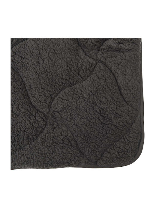 vidaXL Κουβέρτα Fleece Καναπέ 140x220εκ. Ανθρακί
