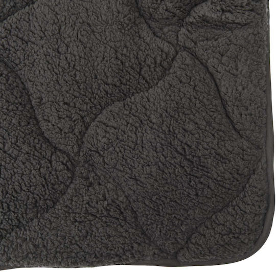 vidaXL Κουβέρτα Fleece Καναπέ 140x220εκ. Ανθρακί