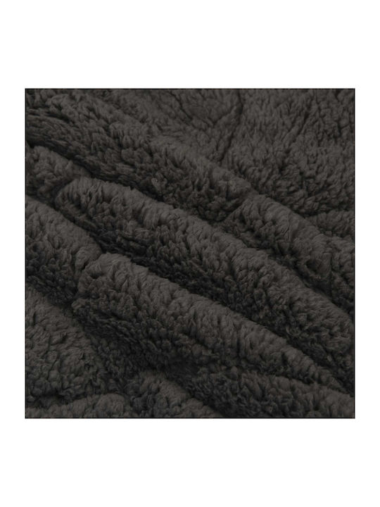 vidaXL Κουβέρτα Fleece Διπλή 200x240εκ. Ανθρακί