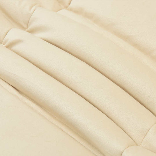 vidaXL Samtige Doppelbettdecke 200x240cm Beige