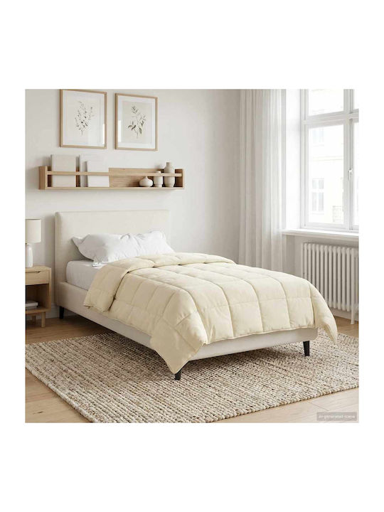 vidaXL Pătură Fleece Canapea 135x200 cm Crem