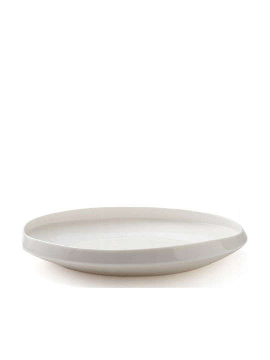 Verlo Shallow Serving Plate Made of Porcelain with Diameter 25cm