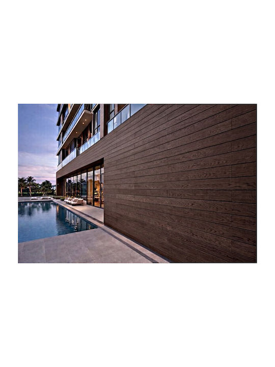 Wpc Wall Cladding Premium 20/148mm Walnut 75110 Newplan Newplan