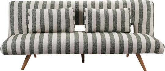 La Spezia Τριθέσιος Καναπές Κρεβάτι Off White 188x81x88εκ.
