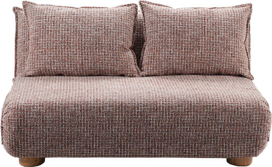 Futon Διθέσιος Καναπές Κρεβάτι Terracotta 141x87x76εκ.