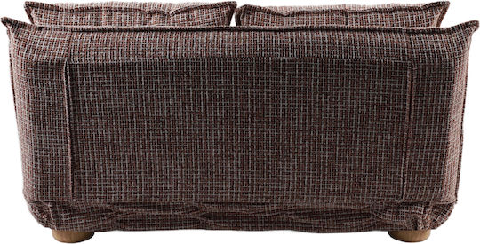 Futon Διθέσιος Καναπές Κρεβάτι Terracotta 141x87x76εκ.