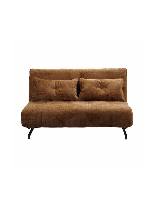 Escada Doppelsitzer Sofa Bett Senfgelb 142x88x86cm