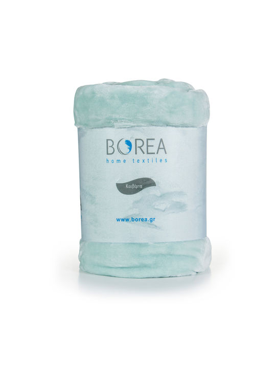 Borea K-4 Velveteen Double Blanket 220x240cm Pistachio