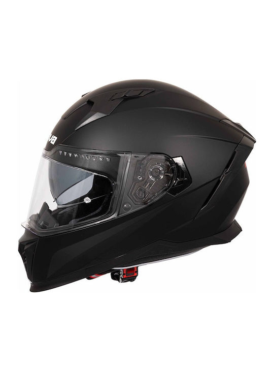 Nova Racing N340 Black Matt Motorcycle Helmet Full Face ECE 22.06 1550gr with Sun Visor
