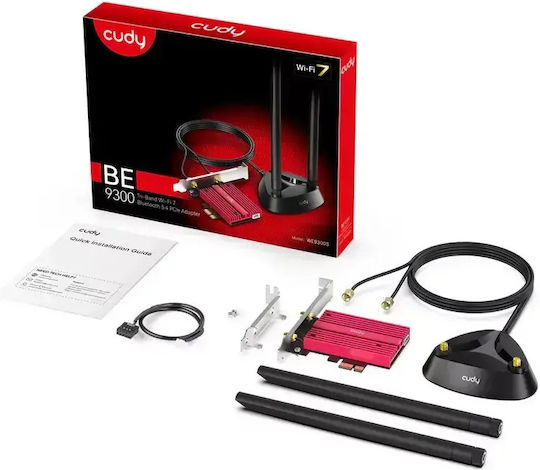 Cudy We9300s Tri-band Wifi 7 PCI-e 5760 + 2880 Mbps PCI-we9300s