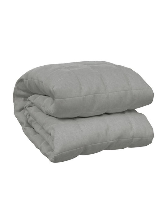 vidaXL vidaXL Schwerkraftdecke Doppel 200x200cm Grau