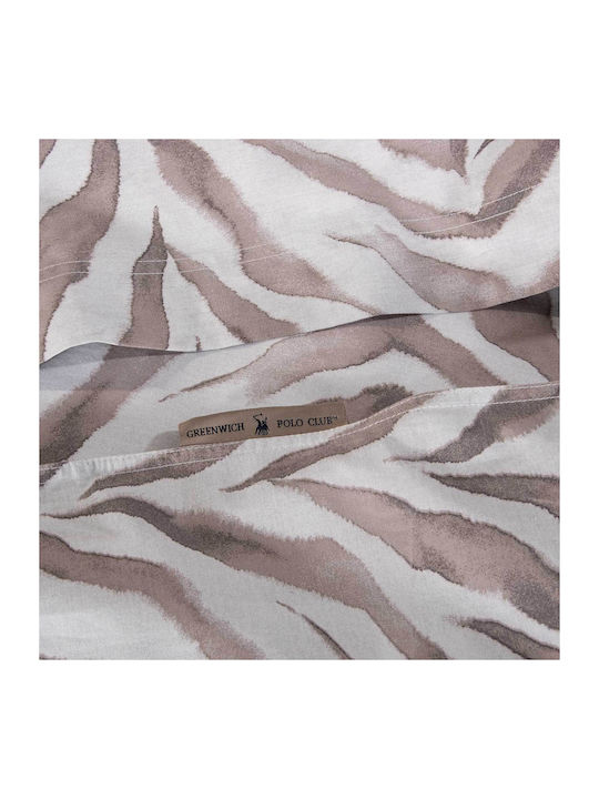 Greenwich Polo Club 2377 Super-Double Bed Sheet 240x260cm Brown