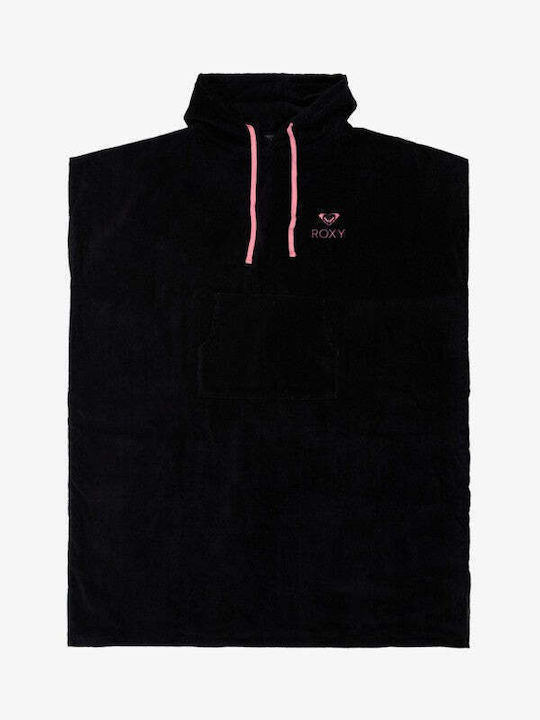 Roxy Beach Poncho Cotton Black