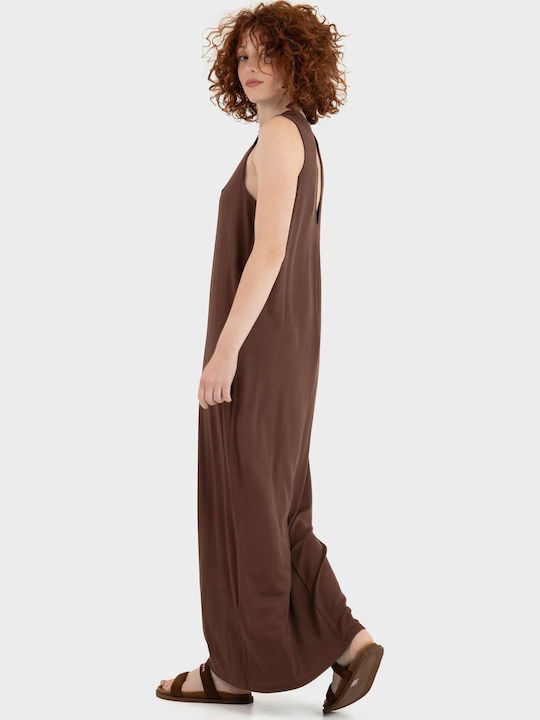 Summer Maxi Dress Brown