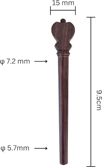 Tuning Key for Traditional Instruments Wenge