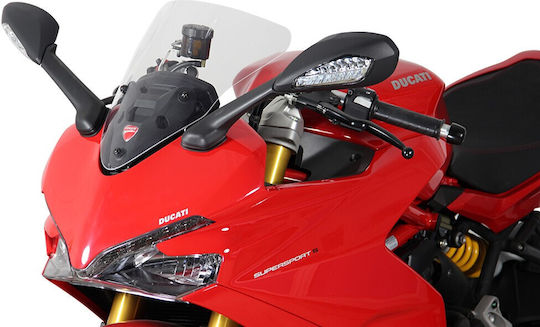 MRA Motorrad-Windschutzscheibe Ducati Supersport 950 S Va 2021 Om Shape Transparent