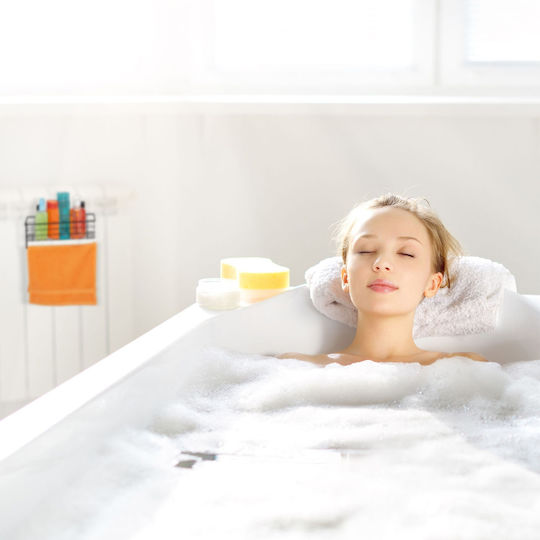 Relaxdays Βάση για Χαρτί Κουζίνας Επιτοίχια Μεταλλική Χρυσή 31x17x18cm