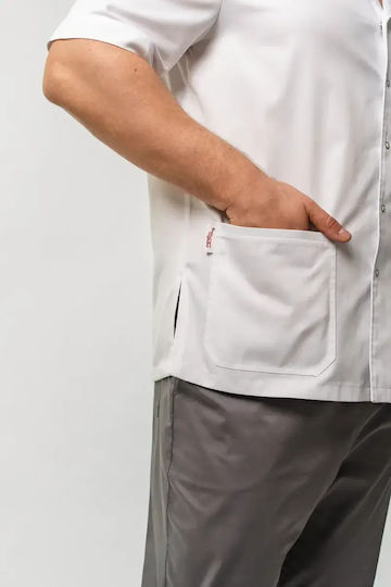 Masstex Unisex Kittel Für Ärzte Und Pflegekräfte Weiß