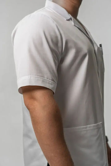 Masstex Unisex Kittel Für Ärzte Und Pflegekräfte Weiß