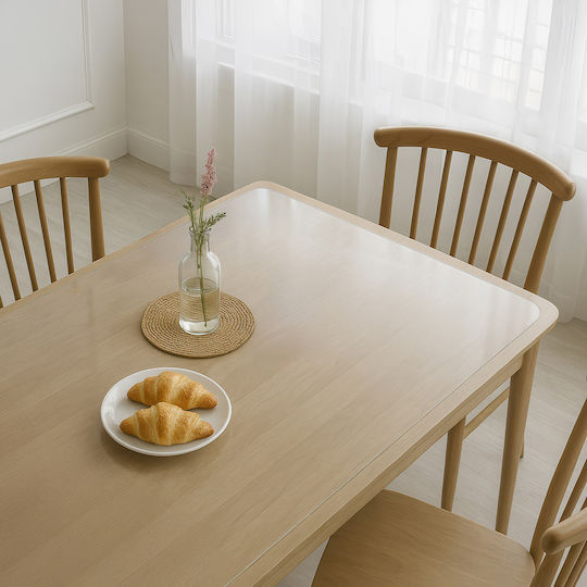 Tulup Weiches Glas Tisch Transparent Pvc Schutzauflage 120x50 cm