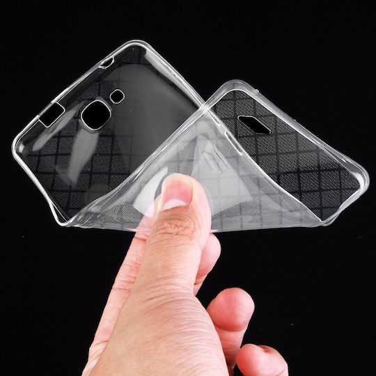 Umschlag Rückseite Silikon Transparent (Realme C3)