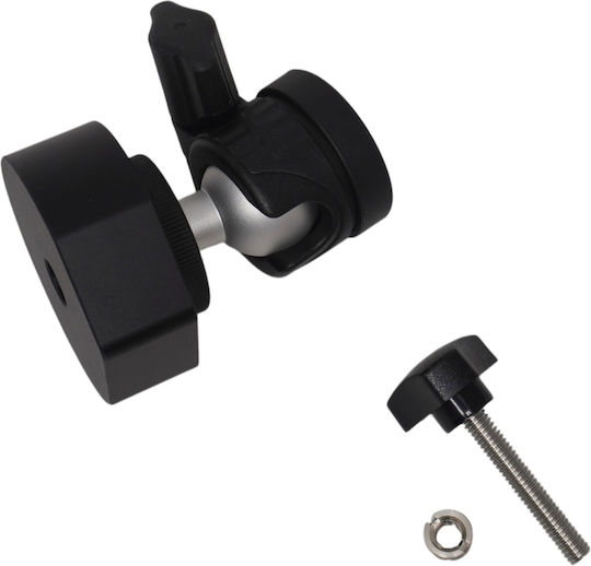 Адаптер За Основна Поставка Сферична Глава Starlink Mini Ball Head Adapter Quick Release Tripod Mount 1/4"-20 Screw Clip & 3/8"-16 Threads Pipe Adapters Алуминиева Сплав Черен Код 1-per0175