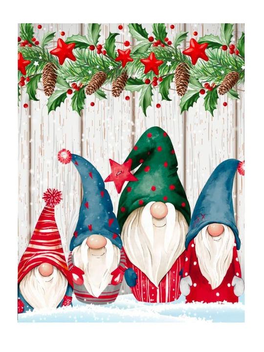 Amo La Casa Gnome Fleece Blanket for Couch 120x160cm Multicolour