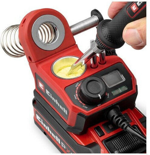 Einhell Cordless Soldering Hammer Einhell Te-si 18/480 Li E Solo Power X-change 18 V 200–480 °c Soldering Lcd Screen Including 2 Pointed Tips 1 Flat Tip Solder Red-black Multicolor