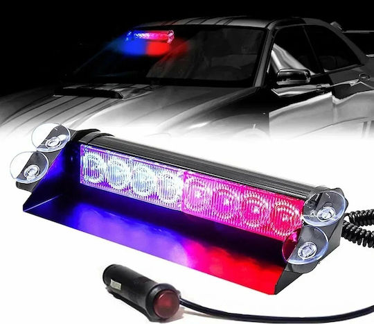 LED Universal Ford Escort 12V 8W 26cm με Κόκκινο Φωτισμό 1τμχ