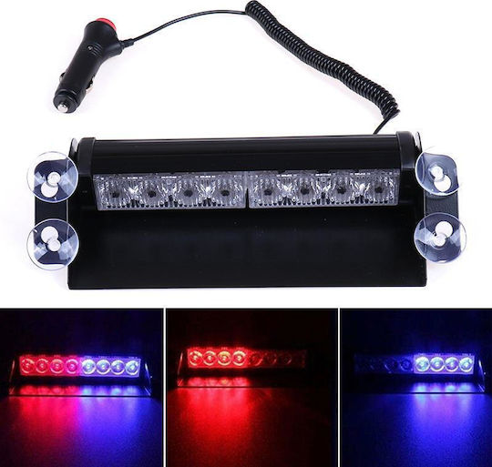 LED Universal Ford Escort 12V 8W 26cm με Κόκκινο Φωτισμό 1τμχ