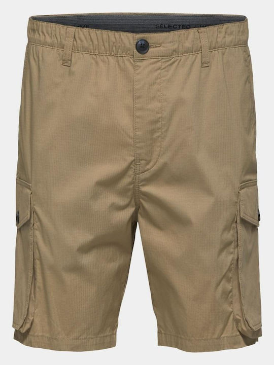 Pantaloni Scurți Bărbați Cargo Bej