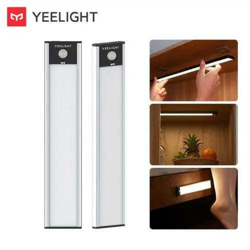 Xiaomi Lampă Pentru Dulap Cu Senzor De Mișcare 2200mah 600x39x9mm Negru