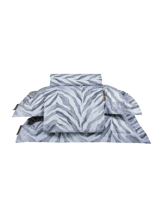 Greenwich Polo Club Cotton Duvet Cover Double 220x240 2394 Grey