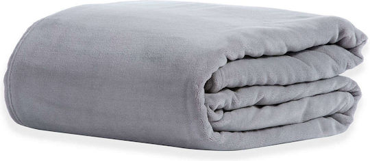 Nef-Nef Homeware Pătură Cozy Fleece Superdublă 220x240 cm Gri Deschis