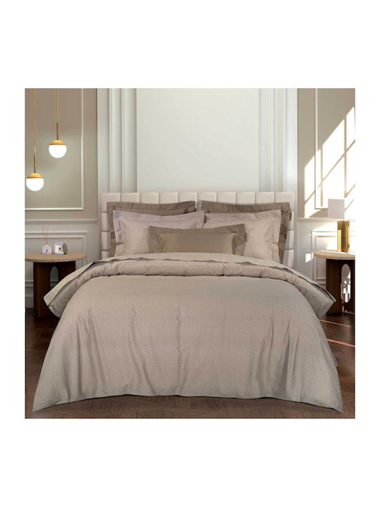 Greenwich Polo Club 2392 King Size Bed Sheet 240x260cm Taupe