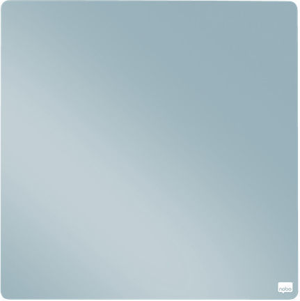 Nobo Quadratische Trockenabwischbare Tafel Kunststoff 36x36 Cm Magnetisch Inklusive Marker Magneten Blau