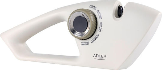 Точило За Ножове Adler Ad4530 Многофункционална Система 5 Нива Острене Гладки Назъбени Остриета Ножици Диамантено Керамично Покритие Регулируемо Неплъзгащо Се Бутон Здрава Стабилна Основа 22x5 См Черно Сребристо