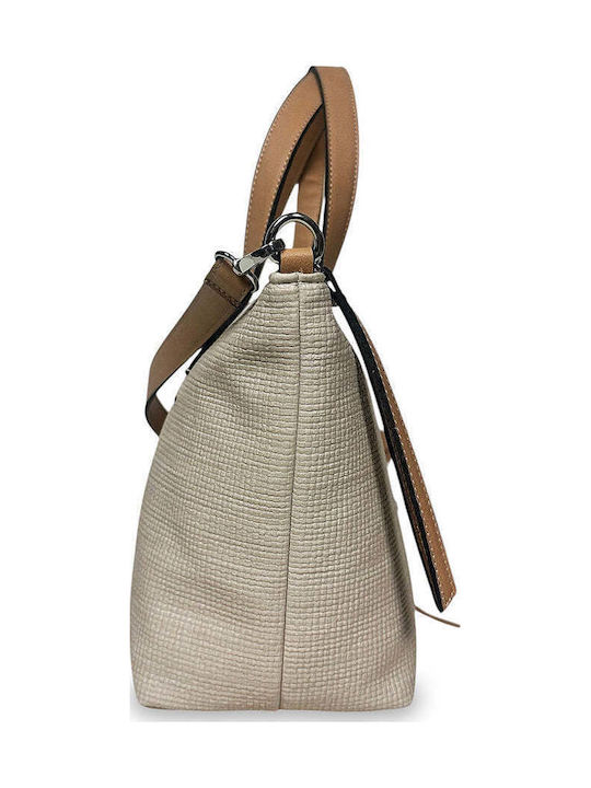 Women's Shoulder Tote Bag Nomade Beige